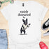 Easily distracted by bulldogs - V8 - Standing Happy T-Shirt